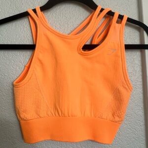 Gymshark Neon Orange Ultra Seamless Sports Bra